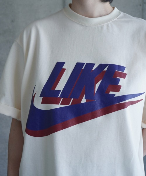 k3&co.(ケイスリーアンドコー)の「【LIKE】PRINT TEE(Tシャツ/カットソー・レディース・ネイビー/アイボリー/グレー・ONE SIZE)」の15枚目の写真
