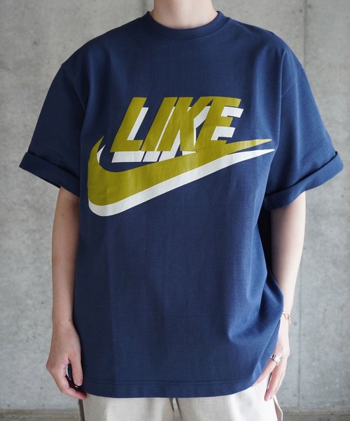 k3&co.(ケイスリーアンドコー)の「【LIKE】PRINT TEE(Tシャツ/カットソー・レディース・ネイビー/アイボリー/グレー・ONE SIZE)」の19枚目の写真