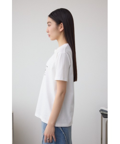 AZUL by moussy(アズールバイマウジー)の「プランツグラフィックTシャツ(Tシャツ/カットソー・レディース・ブラック/オフホワイト/杢グレー・FREE)」の15枚目の写真