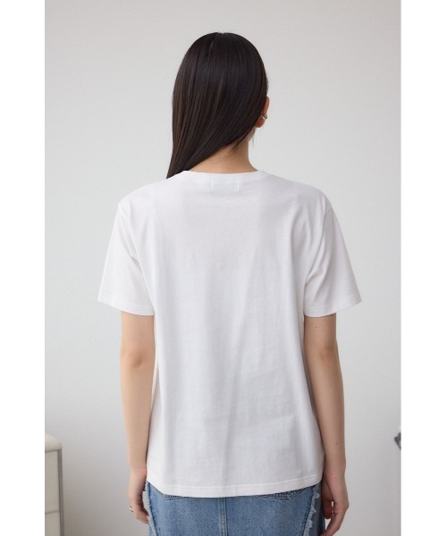 AZUL by moussy(アズールバイマウジー)の「プランツグラフィックTシャツ(Tシャツ/カットソー・レディース・ブラック/オフホワイト/杢グレー・FREE)」の16枚目の写真