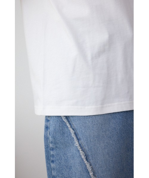 AZUL by moussy(アズールバイマウジー)の「プランツグラフィックTシャツ(Tシャツ/カットソー・レディース・ブラック/オフホワイト/杢グレー・FREE)」の20枚目の写真