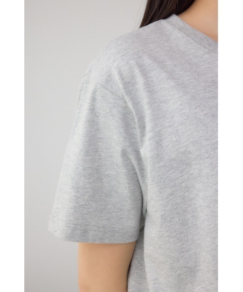 AZUL by moussy(アズールバイマウジー)の「プランツグラフィックTシャツ(Tシャツ/カットソー・レディース・ブラック/オフホワイト/杢グレー・FREE)」の9枚目の写真