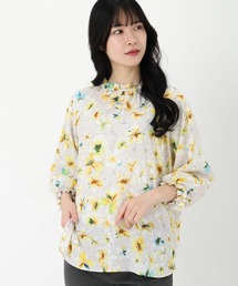 STRAWBERRY-FIELDS | ｶﾗｰｱｰﾄﾌﾗﾜｰﾌﾞﾗｳｽ(Tシャツ/カットソー)
