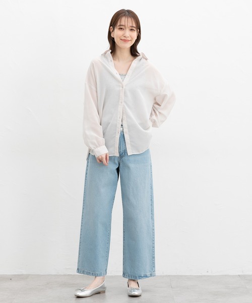 Honeys（ハニーズ）の「【ＵＶカット】総柄タンクトップ（タンクトップ・レディース・グレー系その他/ベージュ系その他/ベージュ系その他2/ホワイト系その他/グレー系その他2/ホワイト系その他2・L/LL/M/S）」の8枚目の写真