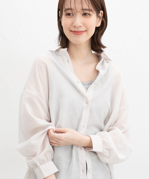 Honeys（ハニーズ）の「【ＵＶカット】総柄タンクトップ（タンクトップ・レディース・グレー系その他/ベージュ系その他/ベージュ系その他2/ホワイト系その他/グレー系その他2/ホワイト系その他2・L/LL/M/S）」の9枚目の写真