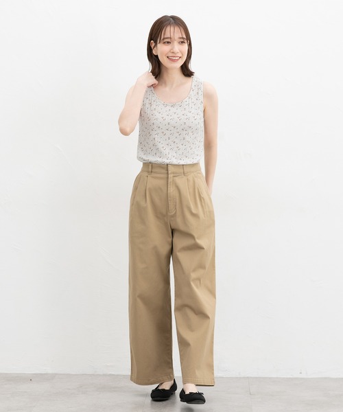 Honeys（ハニーズ）の「【ＵＶカット】総柄タンクトップ（タンクトップ・レディース・グレー系その他/ベージュ系その他/ベージュ系その他2/ホワイト系その他/グレー系その他2/ホワイト系その他2・L/LL/M/S）」の15枚目の写真