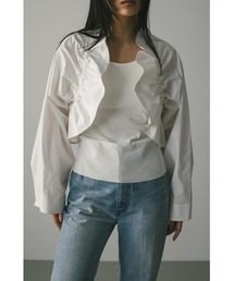 STYLEMIXER（スタイルミキサー）の「シャーリングフリルジャケット（その他アウター）」