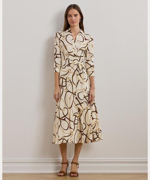 新品タグ付き♡ラルフローレン♡ プリーツミディドレス LAUREN RALPH LAUREN（ローレン ラルフ ローレン）の