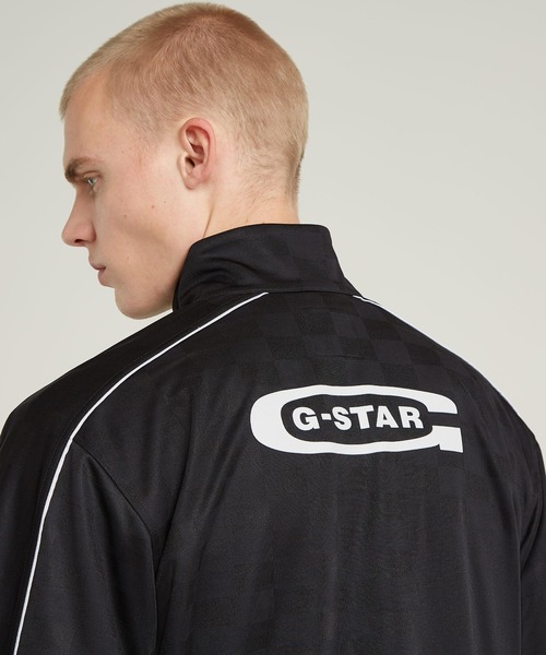 G-STAR RAW/トラックトップジャージ セール】FOOTBALL TRACK TOP ZIP THRU/フットボールジャージー