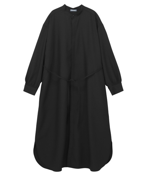 Plantation（プランテーション）の「PEバックヘリンボン / ワンピース / (O)（ワンピース・レディース・ブラック/イエロー/オフホワイト・M size）」の2枚目の写真