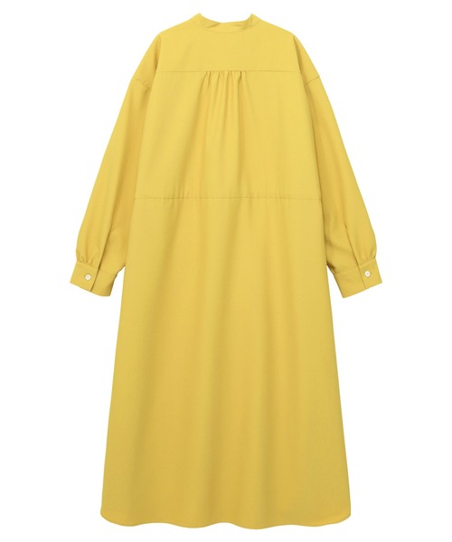 Plantation（プランテーション）の「PEバックヘリンボン / ワンピース / (O)（ワンピース・レディース・ブラック/イエロー/オフホワイト・M size）」の4枚目の写真