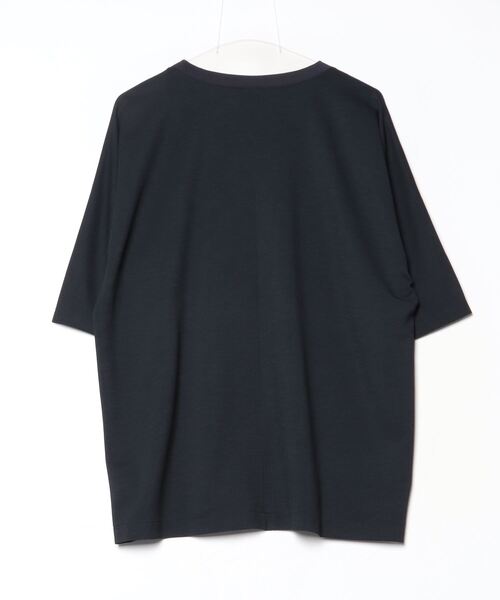ohta（オータ）の「【ohta】 dolman T（Tシャツ/カットソー・メンズ・ホワイト/ネイビー・1）」の3枚目の写真