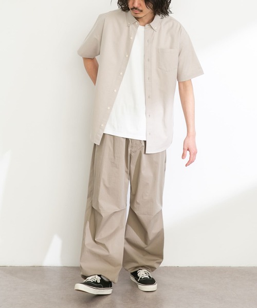 URBAN RESEARCH Sonny Label（アーバンリサーチサニーレーベル）の「抗菌オックスボタンダウン半袖シャツ（シャツ/ブラウス・メンズ・ネイビー/ホワイト系その他/ブラック系その他/グレー/ライトブルー/ホワイト・X-LARGE/MEDIUM/LARGE）」の18枚目の写真