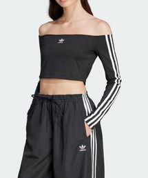 adidas | アディカラー オフショルダー 長袖Tシャツ / ロンT / アディダスオリジナルス adidas Originals(Tシャツ/カットソー)