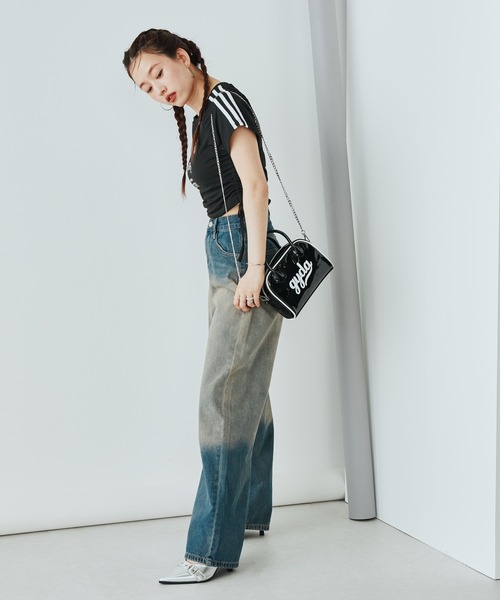 GYDA（ジェイダ）の「【WEB限定商品】GYDA (ジェイダ)2WAY チェーンショルダーミニボストンバッグ　GY-B332（ボストンバッグ・レディース・ブルー/ライトブルー/ピンク/ブラック/レオパード/シルバー・FREE）」の9枚目の写真