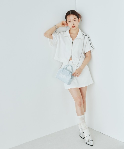 GYDA（ジェイダ）の「【WEB限定商品】GYDA (ジェイダ)2WAY チェーンショルダーミニボストンバッグ　GY-B332（ボストンバッグ・レディース・ブルー/ライトブルー/ピンク/ブラック/レオパード/シルバー・FREE）」の11枚目の写真