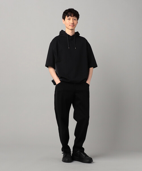 β MEN(ベータメン)の「スピンドル 半袖パーカ(パーカー・メンズ・ベージュ/ブラック/ネイビー/ホワイト・L/M)」の16枚目の写真
