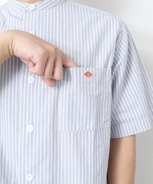 DANTON（ダントン）の「【DANTON/ダントン】BAND COLLAR SHIRT SS 25SS