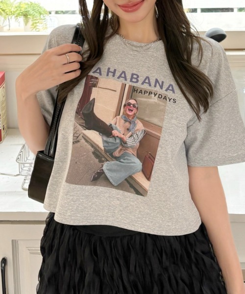 Good Riddance（グッドリダンス）の「【Good Riddance】Laughing Girl フォトグラフィ Tシャツ（Tシャツ/カットソー・レディース・アイボリー/ブラック/グレー/ホワイト・FREE）」の4枚目の写真
