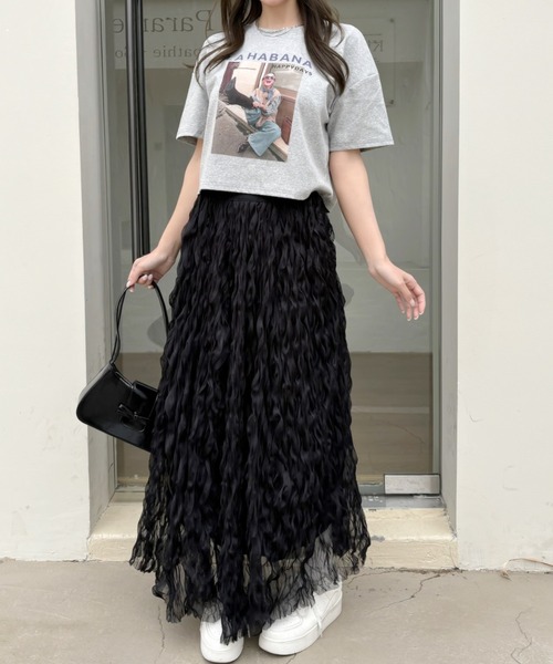 Good Riddance（グッドリダンス）の「【Good Riddance】Laughing Girl フォトグラフィ Tシャツ（Tシャツ/カットソー・レディース・アイボリー/ブラック/グレー/ホワイト・FREE）」の10枚目の写真