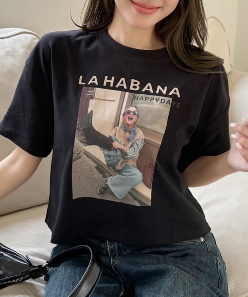Good Riddance（グッドリダンス）の「【Good Riddance】Laughing Girl フォトグラフィ Tシャツ（Tシャツ/カットソー・レディース・アイボリー/ブラック/グレー/ホワイト・FREE）」の11枚目の写真