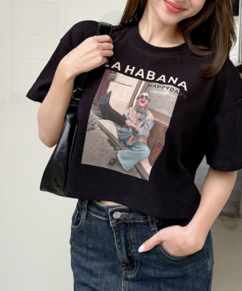Good Riddance（グッドリダンス）の「【Good Riddance】Laughing Girl フォトグラフィ Tシャツ（Tシャツ/カットソー・レディース・アイボリー/ブラック/グレー/ホワイト・FREE）」の12枚目の写真