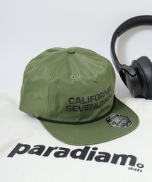 7UNION CALIFORNIA / MA-7 プリント パッチ 5パネルフラットバイザーキャップ