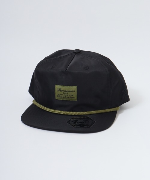 7Union（セブンユニオン）の「7UNION CALIFORNIA / MA-7 プリント パッチ 5パネルフラットバイザーキャップ（キャップ・メンズ・ブラック/オリーブ/ブラック系その他/グリーン系その他・FREE）」の19枚目の写真
