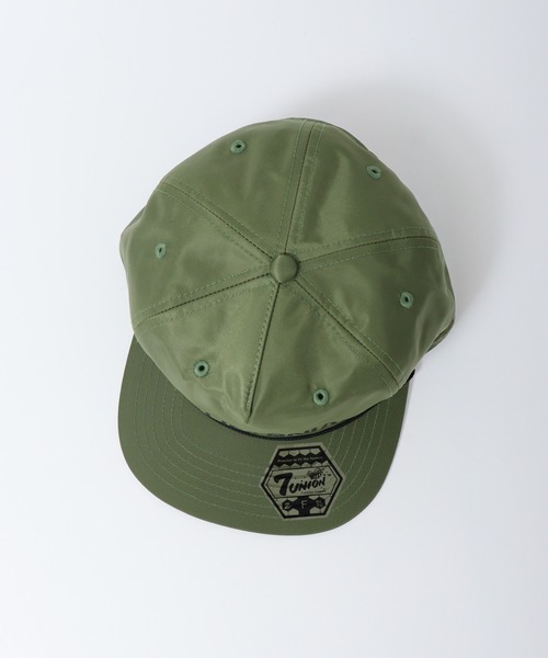 7Union（セブンユニオン）の「7UNION CALIFORNIA / MA-7 プリント パッチ 5パネルフラットバイザーキャップ（キャップ・メンズ・ブラック/オリーブ/ブラック系その他/グリーン系その他・FREE）」の18枚目の写真