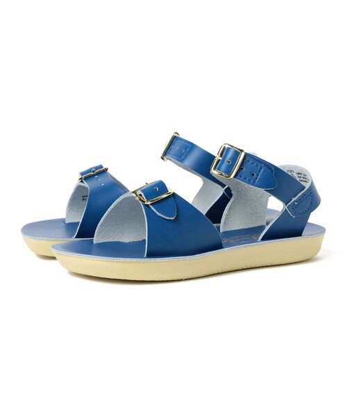 こども ビームス(コドモビームス)の「SALT WATER SANDALS / Surfer ウォッシャブル レザー サンダル (約16~19cm)(サンダル・キッズ・ブルー/ブラウン系その他5/ホワイト・US10(約17.4㎝)/US11(約18.2㎝)/US12(約19.2㎝)/US9(約16.3㎝))」の11枚目の写真