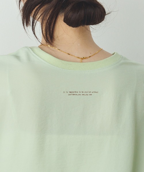 セール】USAコットン 前後2WAY ドルマンTシャツ（Tシャツ