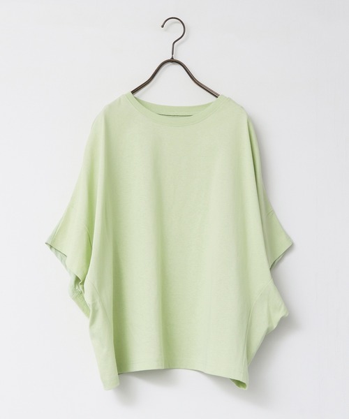 tシャツ hunch USAコットン　前後２WAY　ドルマンTシャツ レディース hunch tシャツ USAコットン 前後2WAY ドルマンTシャツ
