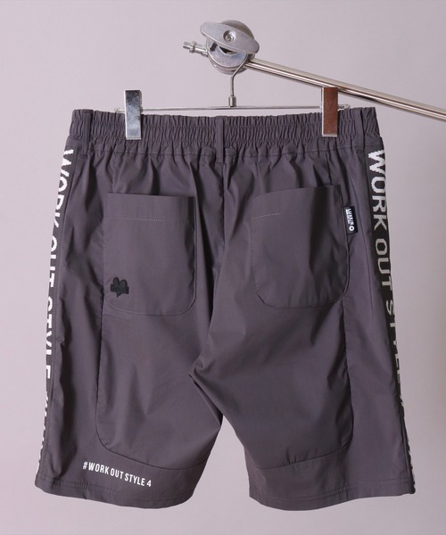LUXE/R GOLF（ラグジュ ゴルフ）の「(RM)【LUXE/R GOLF】ストレッチ クロス サイドロゴ ショート ピンタック パンツ（チノパンツ・メンズ・ブラック/カーキ/チャコールグレー/ベージュ・M/L/XL）」の8枚目の写真