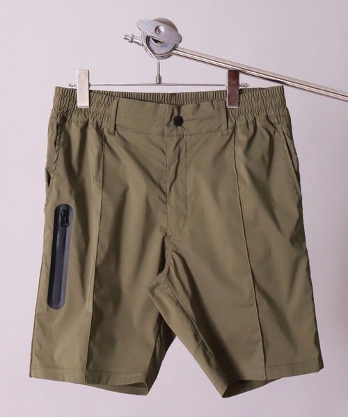 LUXE/R GOLF（ラグジュ ゴルフ）の「(RM)【LUXE/R GOLF】ストレッチ クロス サイドロゴ ショート ピンタック パンツ（チノパンツ・メンズ・ブラック/カーキ/チャコールグレー/ベージュ・M/L/XL）」の10枚目の写真