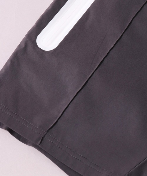 LUXE/R GOLF（ラグジュ ゴルフ）の「(RM)【LUXE/R GOLF】ストレッチ クロス サイドロゴ ショート ピンタック パンツ（チノパンツ・メンズ・ブラック/カーキ/チャコールグレー/ベージュ・M/L/XL）」の15枚目の写真