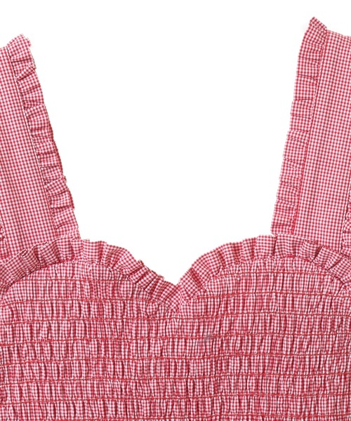 Candy Stripper（キャンディストリッパー）の「MY SWEET GINGHAM CHECK ワンピース（ワンピース・レディース・レッド/ブルー/ブラック・FREE）」の21枚目の写真