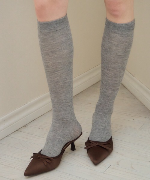 Birthday room（バースデイルーム）の「サテンポインテッドトゥリボンサンダル/satin pointedtoe ribbon sandal（サンダル・レディース・ブラック/ブラウン・SMALL/MEDIUM/LARGE）」の10枚目の写真