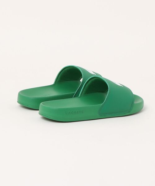 【LACOSTE】SERVE SLIDE 0.0 1251 CFA WHT/GRN 国内発送 セール】LACOSTE ラコステ SERVE SLIDE 0.0 1251 CFA 49CFA0042