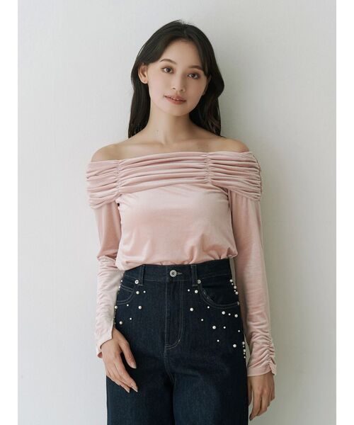 MERCURYDUO(マーキュリーデュオ)の「【追加生産】パールデニムパンツ(デニムパンツ・レディース・ブルー/ライトブルー/インディゴブルー・SMALL/MEDIUM)」の18枚目の写真