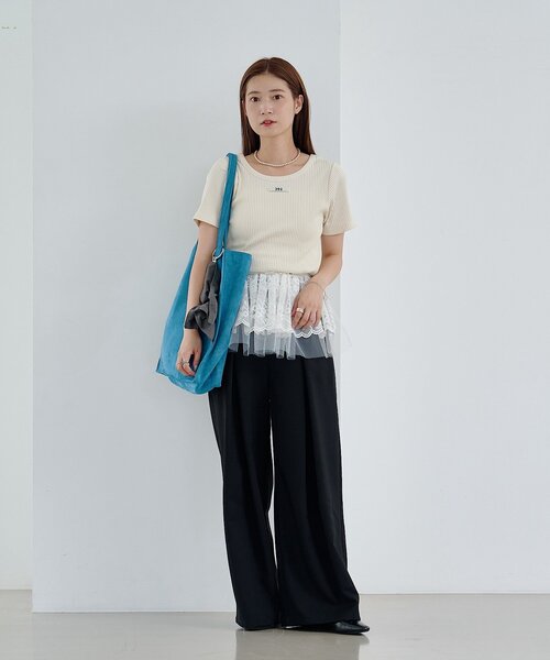 Kastane（カスタネ）の「チュールラップミニスカート（スカート・レディース・ホワイト・FREE）」の7枚目の写真