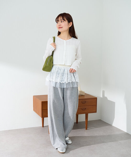 Kastane（カスタネ）の「チュールラップミニスカート（スカート・レディース・ホワイト・FREE）」の9枚目の写真