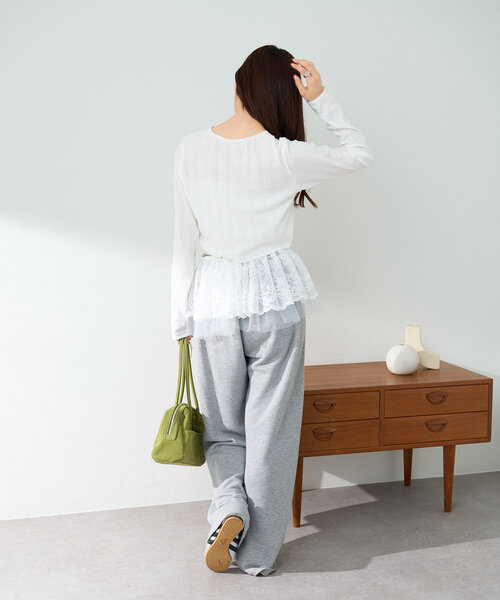 Kastane（カスタネ）の「チュールラップミニスカート（スカート・レディース・ホワイト・FREE）」の11枚目の写真