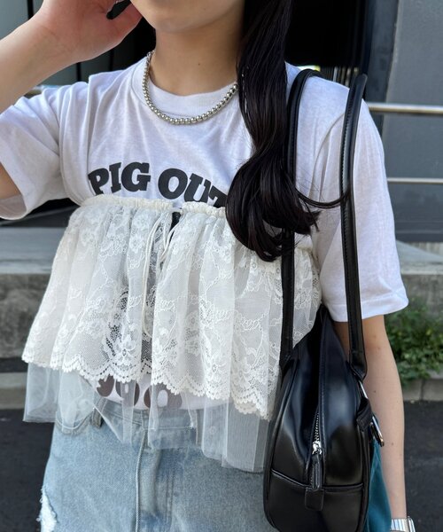 Kastane（カスタネ）の「チュールラップミニスカート（スカート・レディース・ホワイト・FREE）」の12枚目の写真