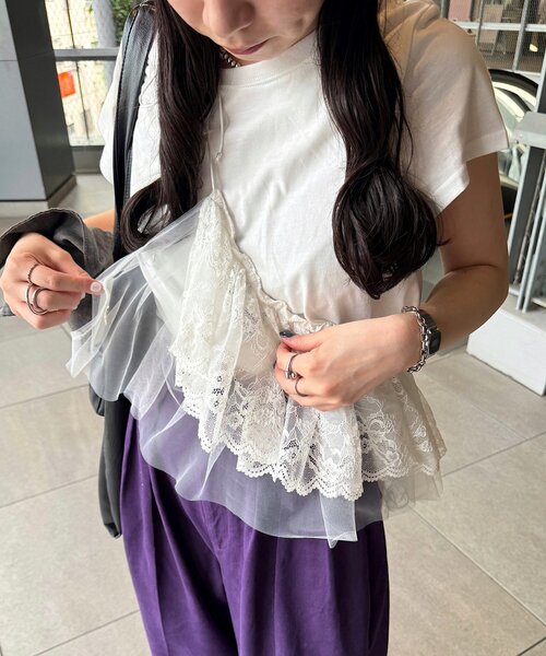 Kastane（カスタネ）の「チュールラップミニスカート（スカート・レディース・ホワイト・FREE）」の18枚目の写真