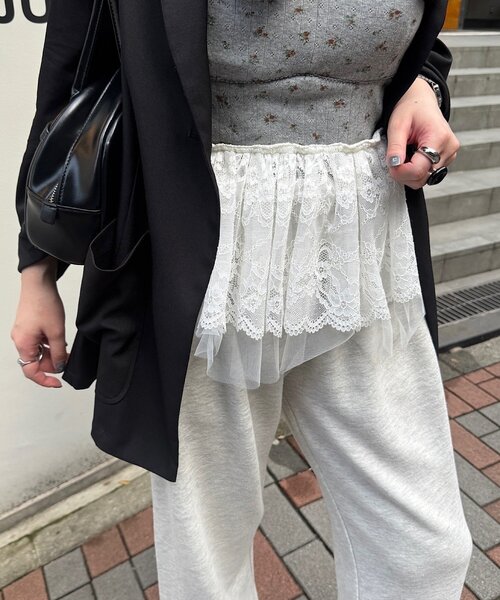 Kastane（カスタネ）の「チュールラップミニスカート（スカート・レディース・ホワイト・FREE）」の22枚目の写真