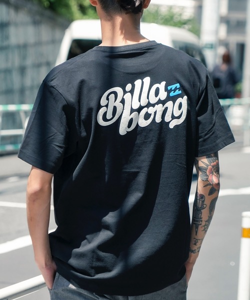 BILLABONG（ビラボン）の「BILLABONG メンズ GROOVY Tシャツ 【2025年夏モデル】/ビラボンロゴバックプリント半袖Tシャツ（Tシャツ/カットソー・メンズ・ホワイト/ブラック/ロイヤルブルー・SMALL/LARGE/X-LARGE/MEDIUM）」の3枚目の写真