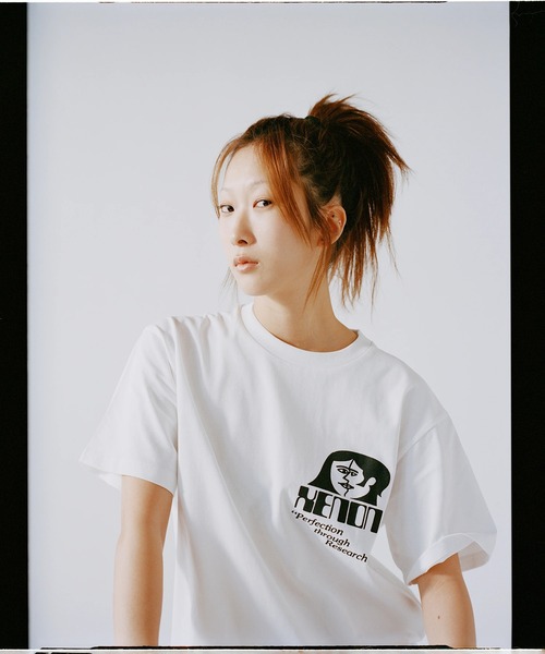 LOOSE JOINTS(ルーズジョインツ)の「ED DAVIS - ZERO-ZEN S/S TEE(Tシャツ/カットソー・メンズ・ホワイト/ブラック・S/M/L)」の4枚目の写真
