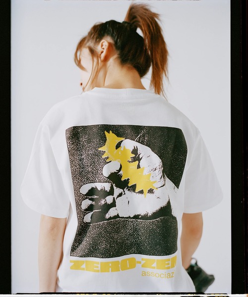LOOSE JOINTS(ルーズジョインツ)の「ED DAVIS - ZERO-ZEN S/S TEE(Tシャツ/カットソー・メンズ・ホワイト/ブラック・S/M/L)」の5枚目の写真