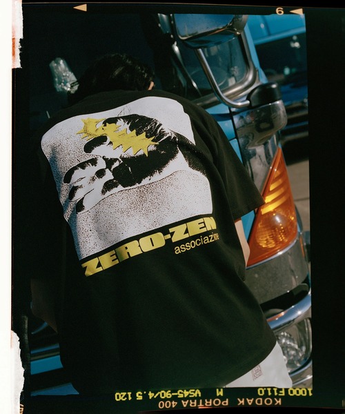 LOOSE JOINTS(ルーズジョインツ)の「ED DAVIS - ZERO-ZEN S/S TEE(Tシャツ/カットソー・メンズ・ホワイト/ブラック・S/M/L)」の7枚目の写真