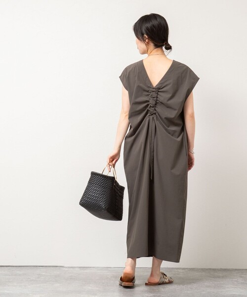NOLLEY’S（ノーリーズ）の「《高機能》ウォッシャブルラッシュガード2WAYワンピース（ワンピース・レディース・チャコールグレー/ブラック・FREE）」の7枚目の写真